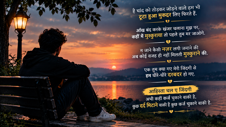 Touching Emotional Shayari in Hindi​​