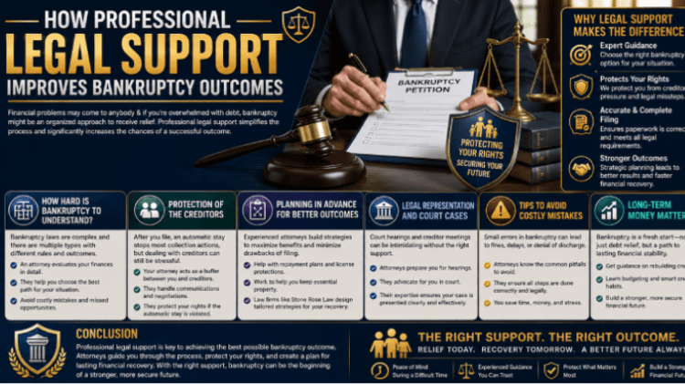 How Professional Legal Support Improves Bankruptcy Outcomes