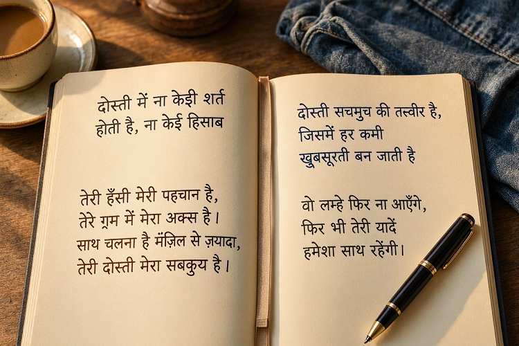 Short Dosti Shayari in Hindi
