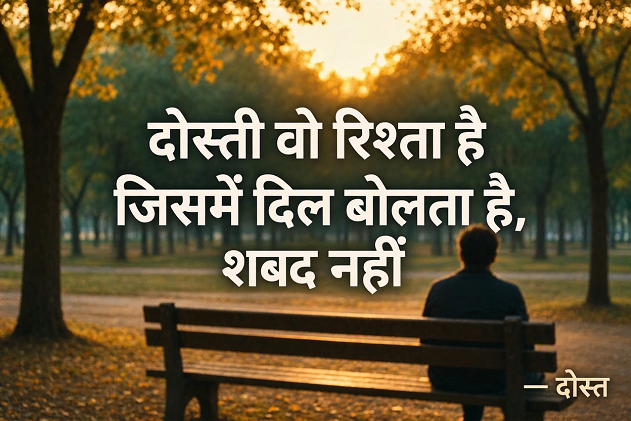 Creative Dosti Shayari Collection