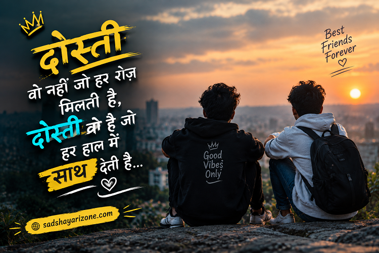 2 Line Dosti Shayari in Hindi